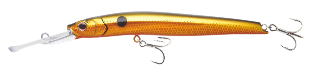 NOMAD STYX MINNOW 116 SLOW FLOAT [CLR:GOLD BLACK BACK]