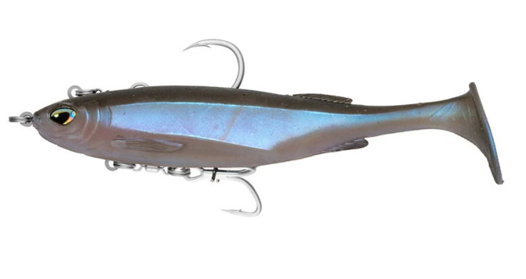 MANIAX PRE RIGGED 6' SWIMBAIT [CLR:PEARL SHIMMER]