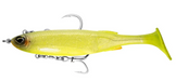 MANIAX PRE RIGGED 8" SWIMBAIT [CLR:CHARTREUSE UV]