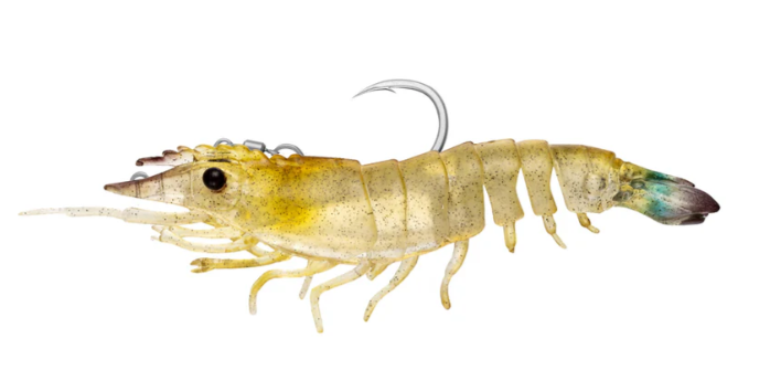 SUMO SHRIMP PRE RIGGED 4" [CLR:FRIED BANANA]