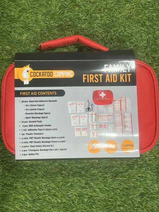 COCKATOO CAMPING FAMILY FIRST AID KIT