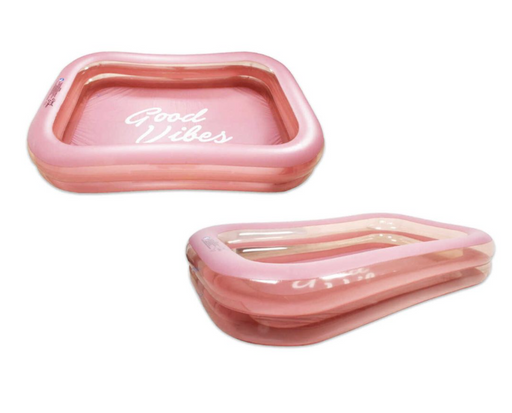 GOOD VIBES FAMILY POOL PVC PINK 262 X 175 X 50CM 