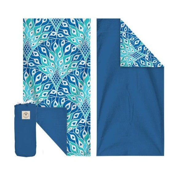 GOOD VIBES ECO QUICK DRY WAFFLE BEACH TOWEL