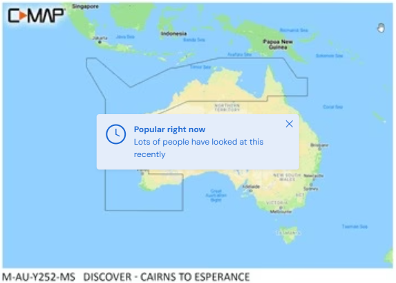 C-MAP DISCOVER - CAIRNS TO ESPERANCE (Y252)